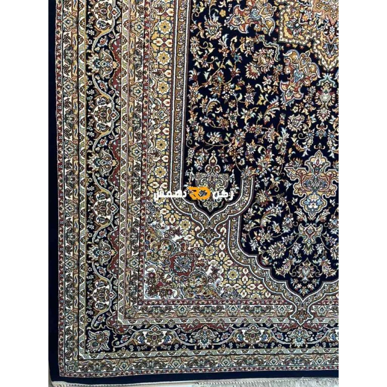 سجاد تركي الفخامة صوف اكرليك خيط مبروم  37878 لون كحلي مقاس 200*300