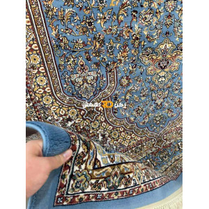 سجاد تركي الفخامة صوف اكرليك خيط مبروم 37878 لون سماوي مقاس 100*200 سجاد تركي الفخامة صوف اكرليك خيط مبروم 37878 لون سماوي مقاس 100*200
