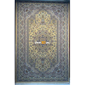 سجاد تركي الفخامة صوف اكرليك خيط مبروم  37878 لون ذهبي مقاس 400*600