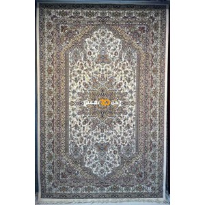 سجاد تركي الفخامة صوف اكرليك خيط مبروم  37878 لون كريم مقاس 400*500