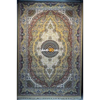 سجاد تركي الفخامة صوف اكرليك خيط مبروم  36963 لون ذهبي مقاس 150*230