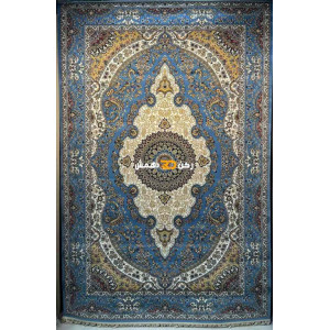 سجاد تركي الفخامة صوف اكرليك خيط مبروم  36963 لون سماوي مقاس 300*500