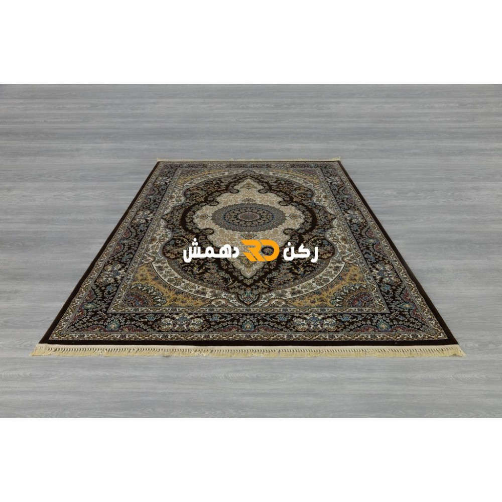 سجاد تركي الفخامة صوف اكرليك خيط مبروم  36963 لون بني مقاس 200*300