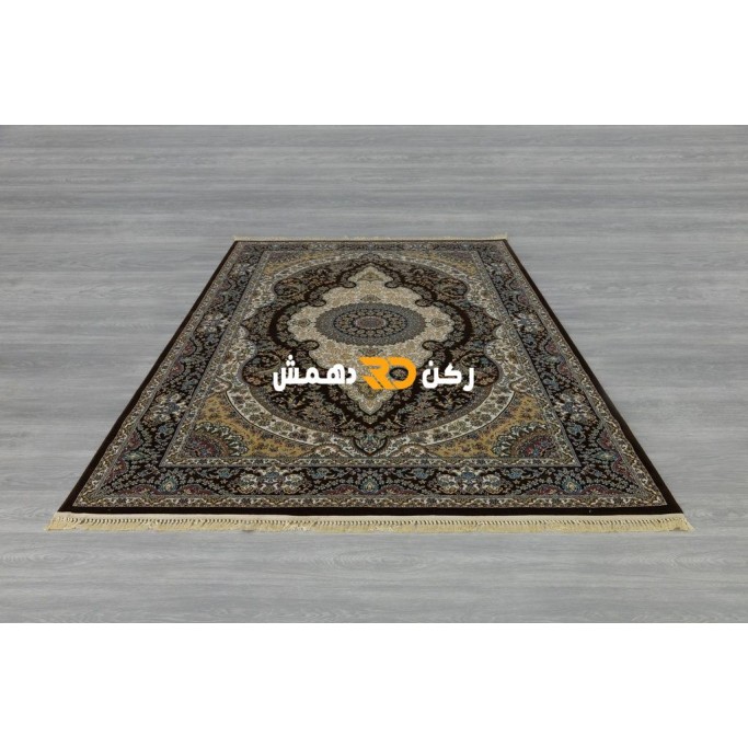 سجاد تركي الفخامة صوف اكرليك خيط مبروم  36963 لون بني مقاس 150*230