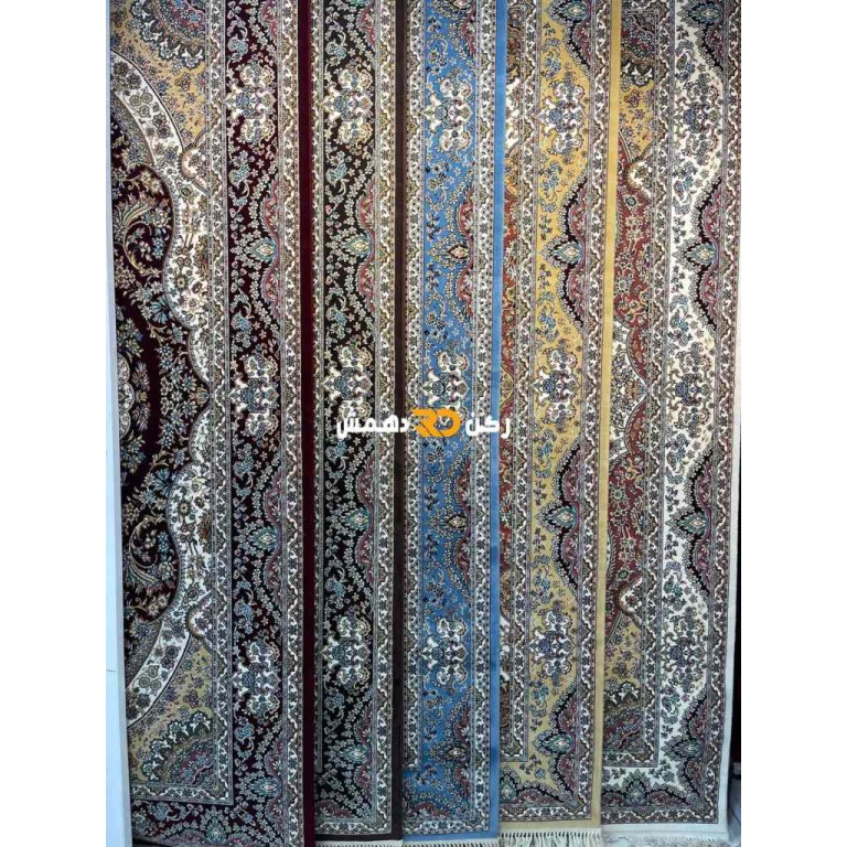سجاد تركي الفخامة صوف اكرليك خيط مبروم  36963 لون كحلي مقاس 400*400