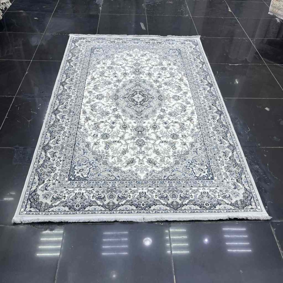 سجاد تركي كلاسيك الجوهرة ناعم 27166A ذهبي مقاس 400*600