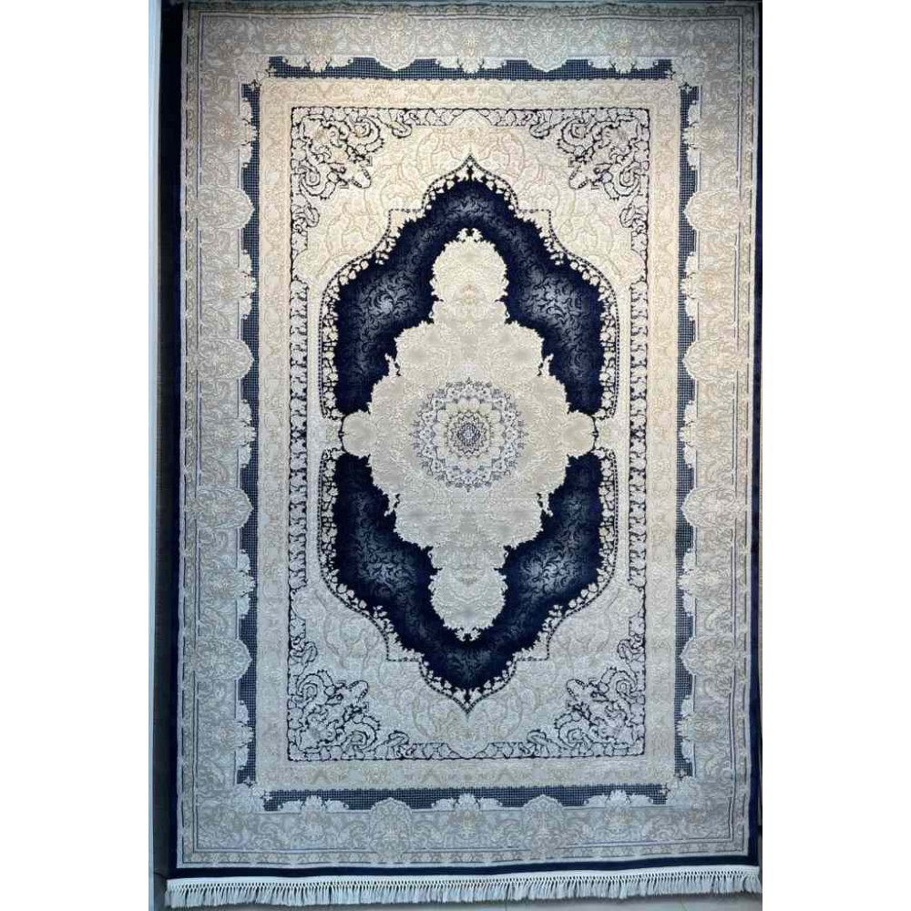 سجاد تركي اليمامة كلاسيك سميك ناعم 40378A كحلي مقاس 200*300