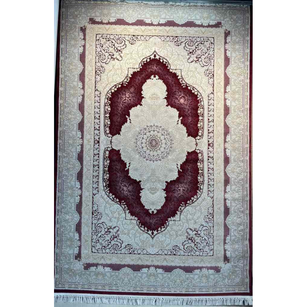 سجاد تركي اليمامة كلاسيك سميك ناعم 40378A احمر مقاس 400*600