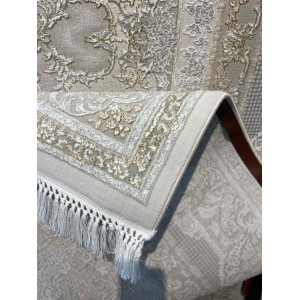 سجاد تركي اليمامة كلاسيك سميك ناعم 40378A كريم مقاس 100*200