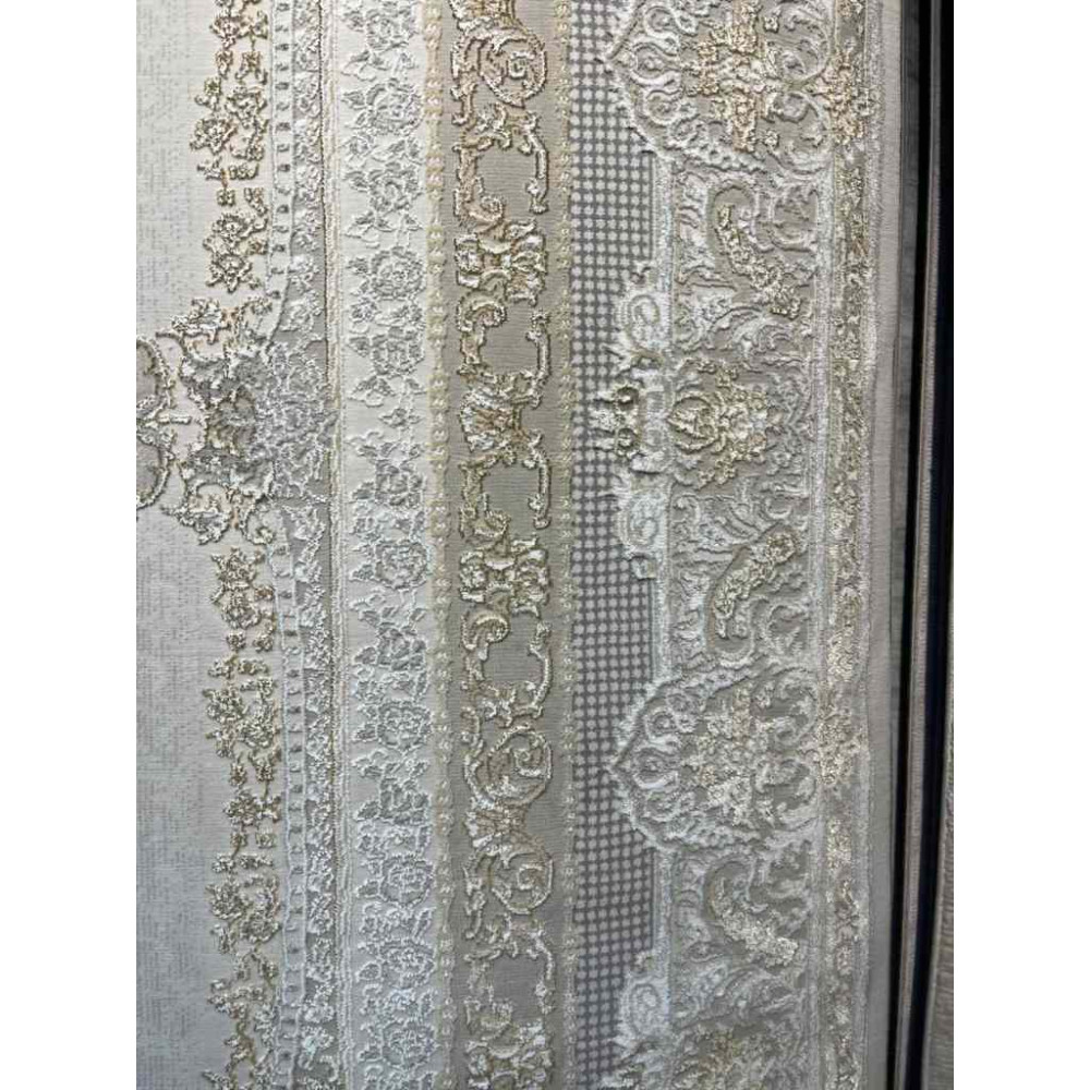 سجاد تركي اليمامة كلاسيك سميك ناعم 40378A كريم مقاس 100*200