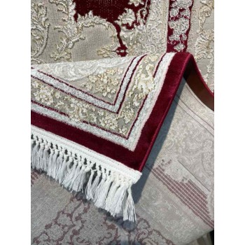 سجاد تركي اليمامة كلاسيك سميك ناعم 40378A احمر مقاس 200*300