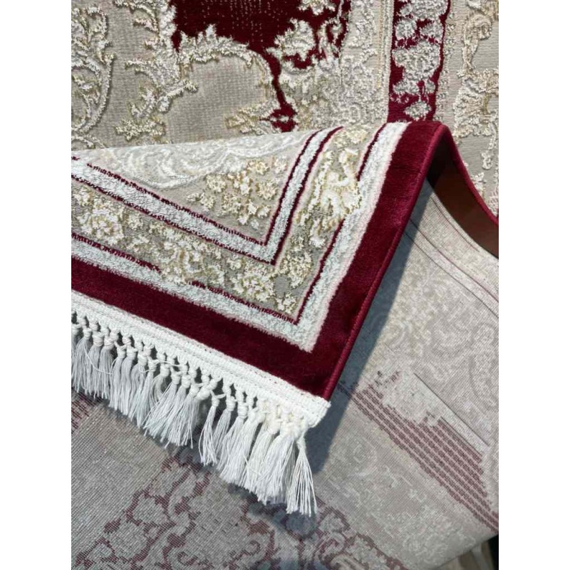 سجاد تركي اليمامة كلاسيك سميك ناعم 40378A احمر مقاس 500*600