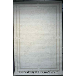 سجاد تركي اطار برواز الزمرد 8572 كريم كريم مقاس 100*400