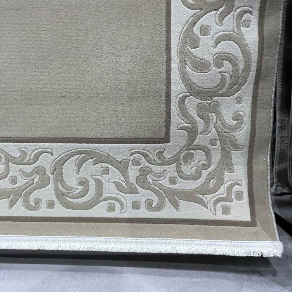 سجاد تركي فلورنس J674 بيج كريم مقاس 100*200