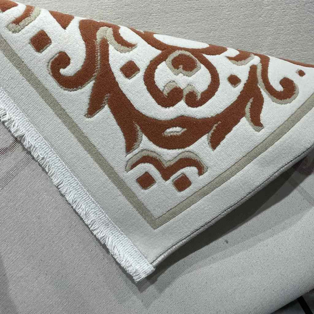 سجاد تركي فلورنس J674 بيج تيرا مقاس 400*600