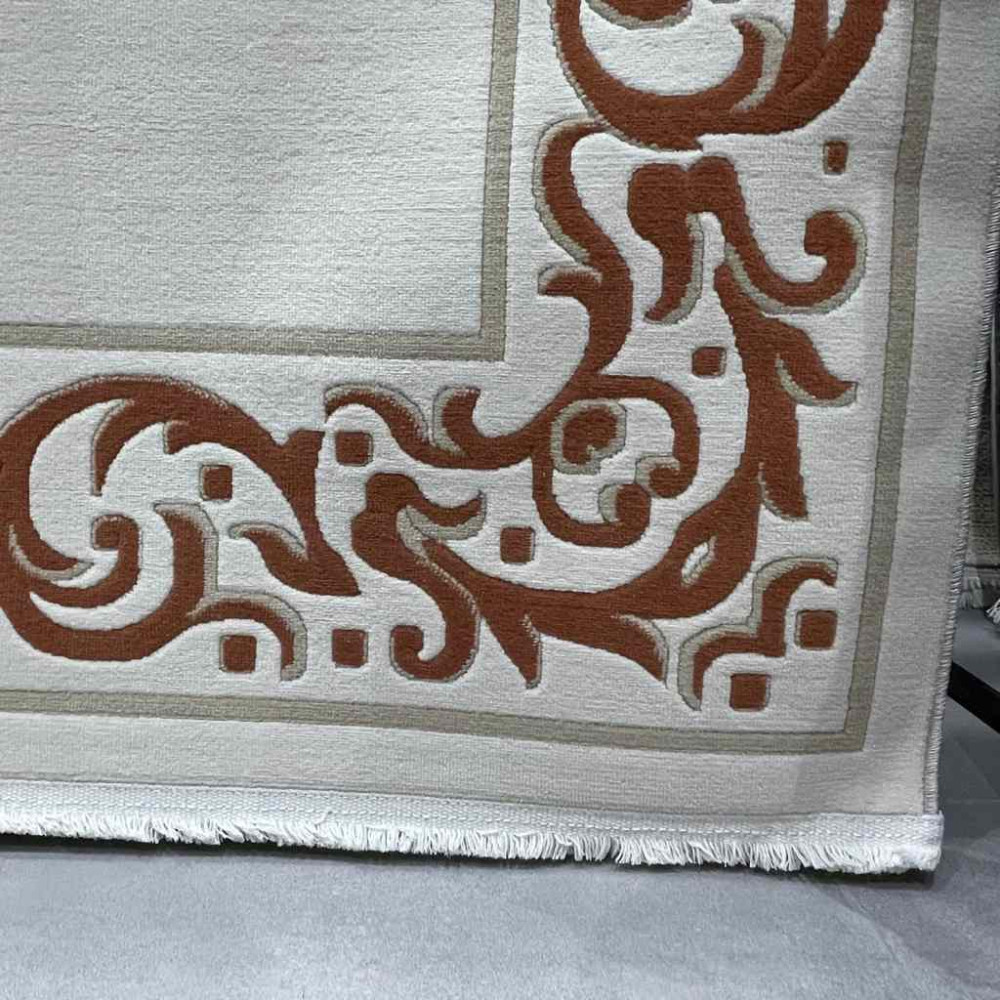 سجاد تركي فلورنس J674 بيج تيرا مقاس 400*600