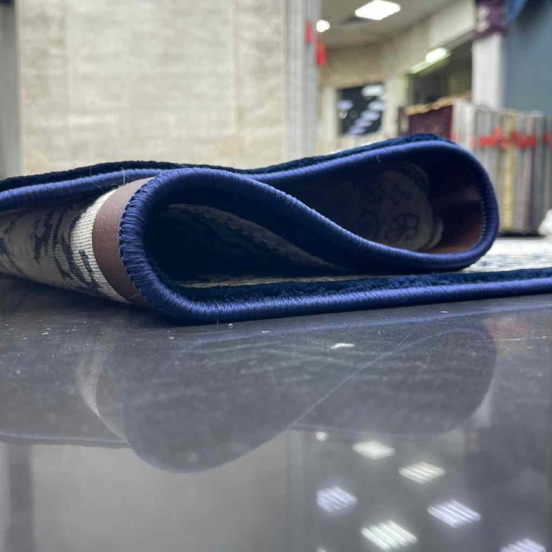 سجاد نجلة تركي كلاسيك ناعم NC63B كحلي مقاس 100*200