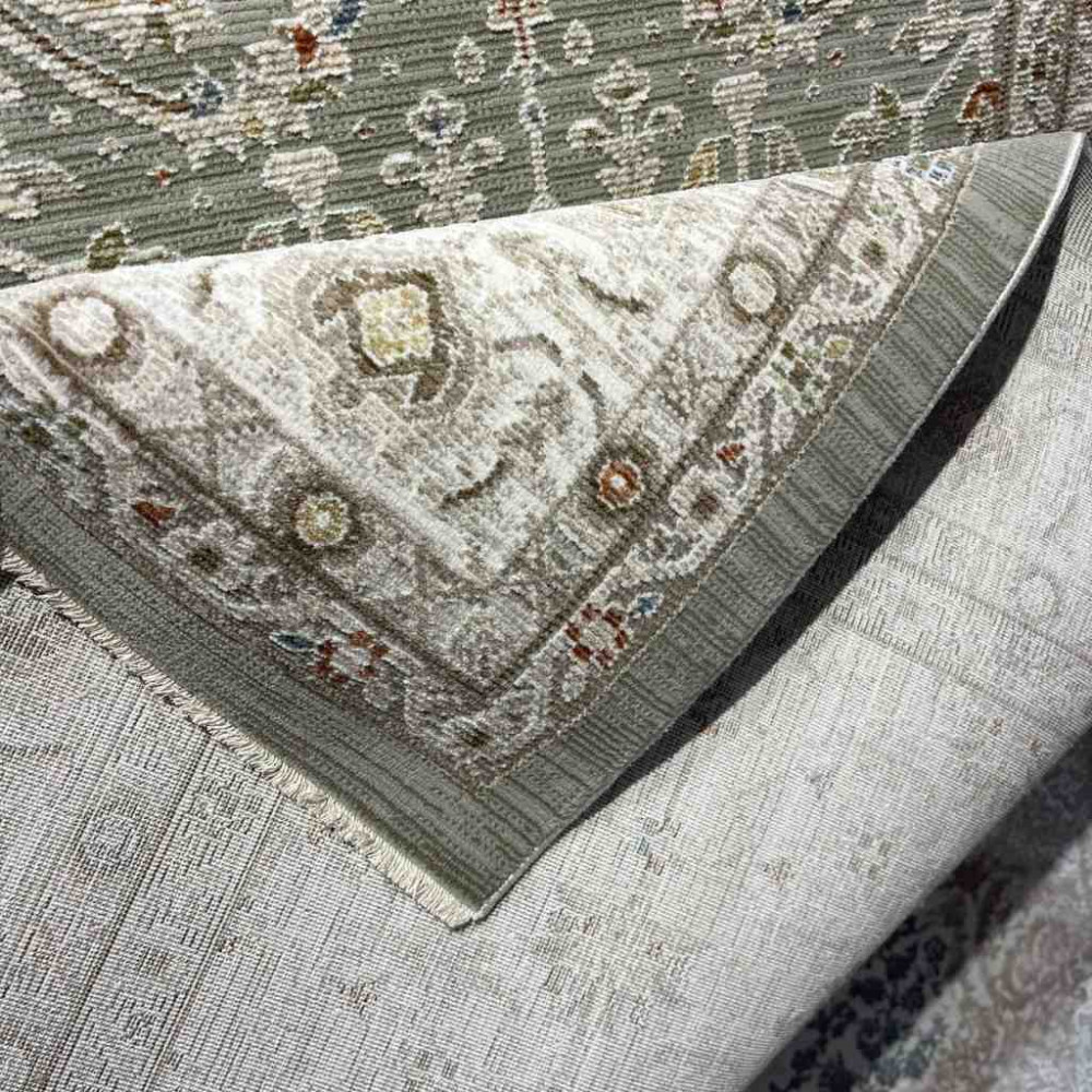 سجاد تركي بوهيمي اورنات AA034B اخضر مقاس 80*150