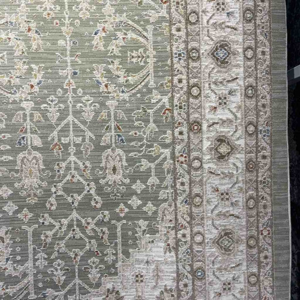 سجاد تركي بوهيمي اورنات AA034B اخضر مقاس 80*150