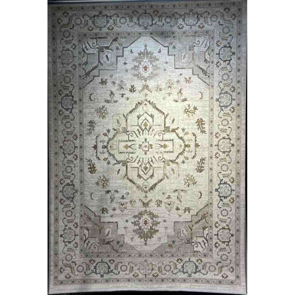 سجاد تركي بوهيمي اورنات G0641A كريم مقاس 80*150