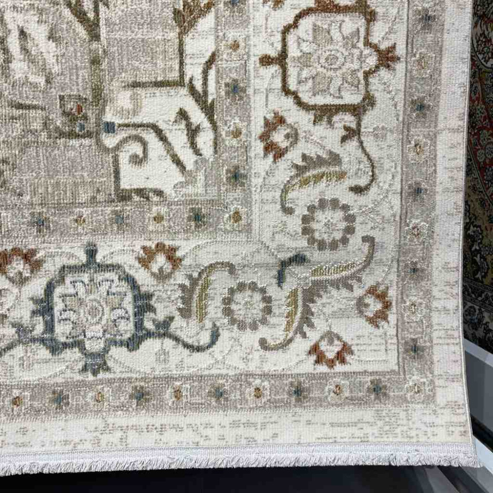 سجاد تركي بوهيمي اورنات G0641A كريم مقاس 80*150