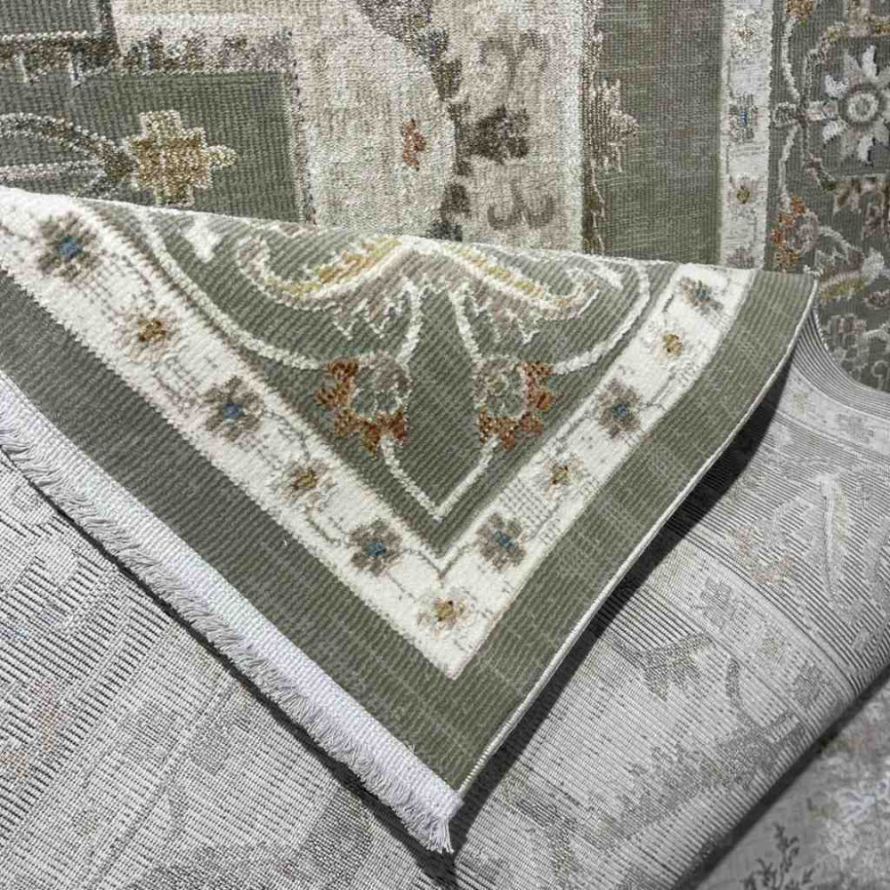 سجاد تركي بوهيمي اورنات G0641A اخضر مقاس 400*500