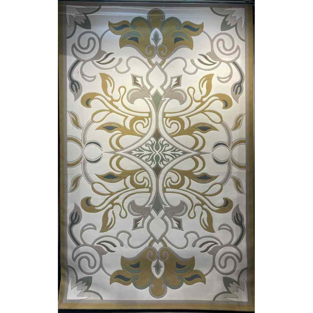 سجاد تركي بالاس S0190A ابيض ذهبي مقاس 100*200 سجاد تركي بالاس S0190A ابيض ذهبي مقاس 100*200