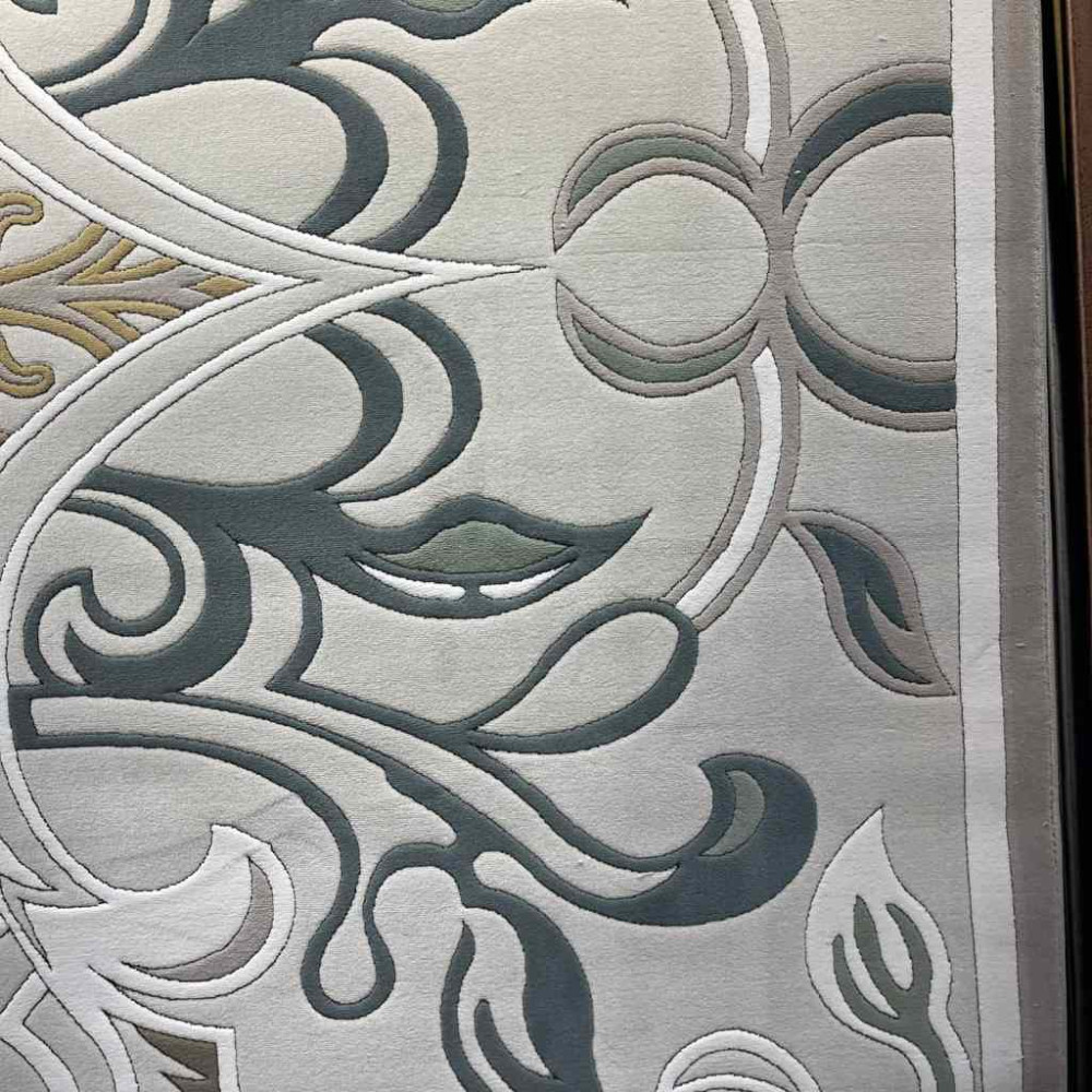 سجاد تركي بالاس S0190A ابيض رصاصي مقاس 500*600 سجاد تركي بالاس S0190A ابيض رصاصي مقاس 500*600