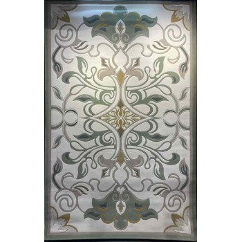 سجاد تركي بالاس S0190A  ابيض اخضر مقاس  100*200