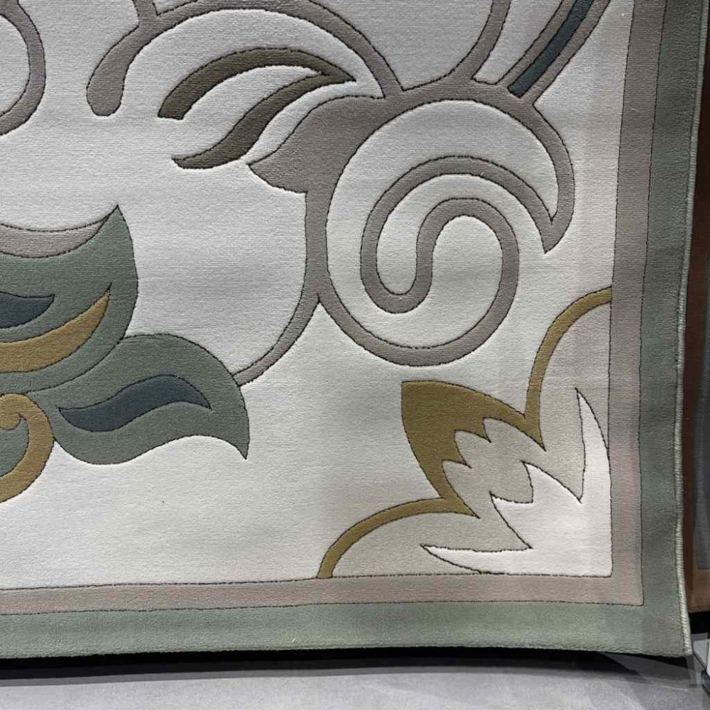 سجاد تركي بالاس S0190A  ابيض اخضر مقاس 100*200