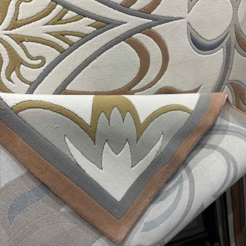 سجاد تركي بالاس S0190A  ابيض تيرا مقاس 200*300
