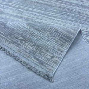 سجاد بيرل تركي 26815A رصاصي ابيض مقاس 80*150