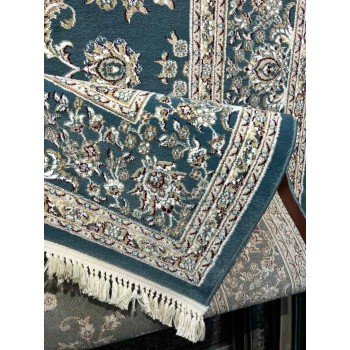 سجاد تركي صفوان كلاسيك سميك ناعم 40571 سماوي مقاس 200*300