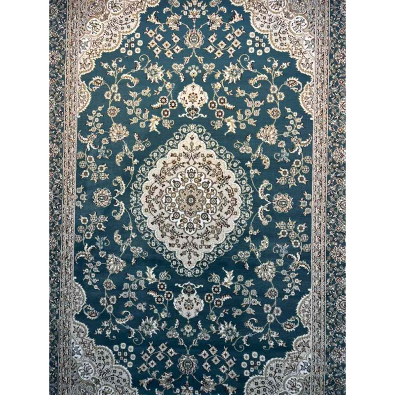 سجاد تركي صفوان كلاسيك سميك ناعم 40571 سماوي مقاس 200*300