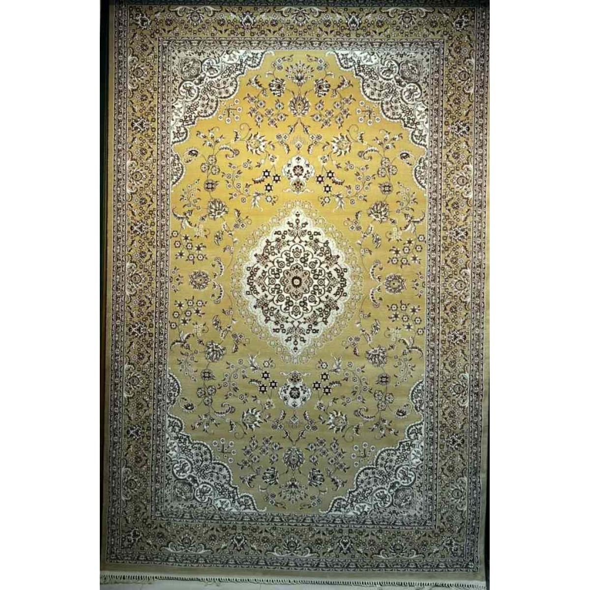 سجاد تركي صفوان كلاسيك سميك ناعم 40571 ذهبي مقاس 300*400