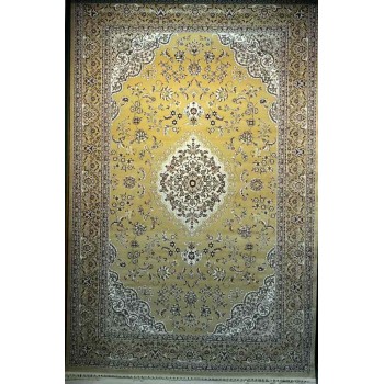 سجاد تركي صفوان كلاسيك سميك ناعم 40571 ذهبي مقاس 100*200