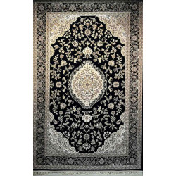 سجاد تركي صفوان كلاسيك سميك ناعم 40571 كحلي مقاس 100*200