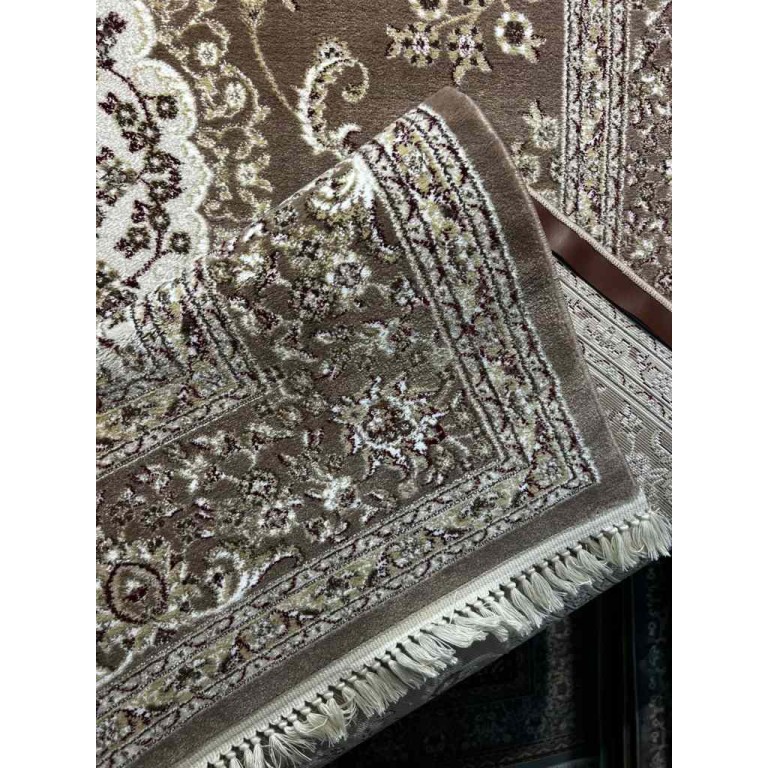 سجاد تركي صفوان كلاسيك سميك ناعم 40571 فيزون مقاس 100*300