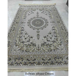 سجاد تركي صفوان كلاسيك سميك ناعم 38592 كريم مقاس 100*200 سجاد تركي صفوان كلاسيك سميك ناعم 38592 كريم مقاس 100*200