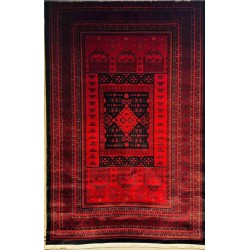 Turkish Samarqand Afghan Pattern Carpet 40294B Red Size 200*300 Turkish Samarqand Afghan Pattern Carpet 40294B Red Size 200*300