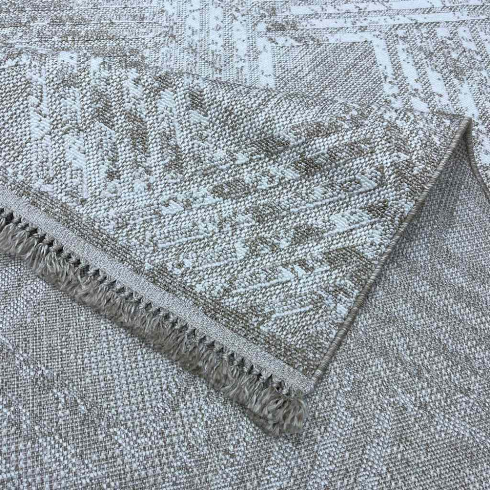 سجاد صوهو تركي خيش 24561A كريم مقاس 200*300