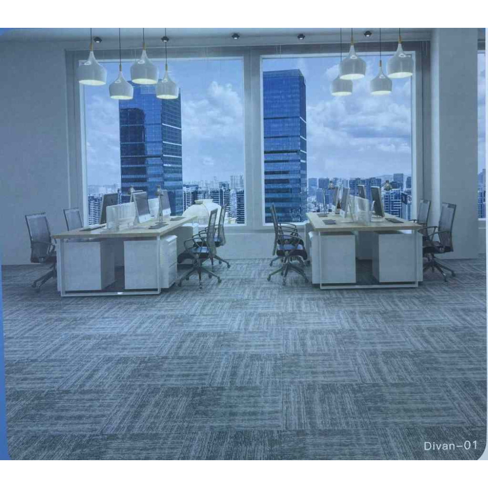 موكيت مربعات ارضيات مكتبية بلاط مكتبي ديفان 01 لون رصاصي موكيت مربعات ارضيات مكتبية بلاط مكتبي ديفان 01 لون رصاصي