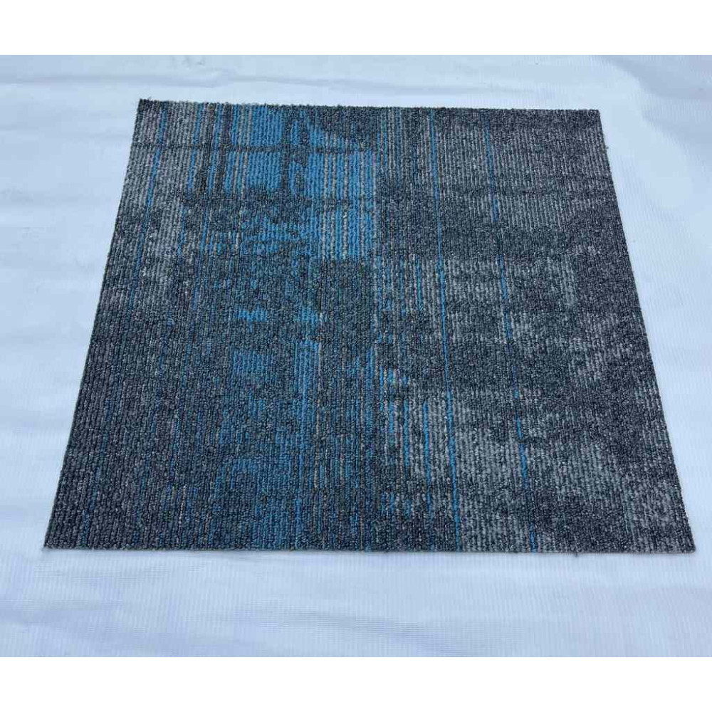 موكيت مربعات ارضيات مكتبية بلاط مكتبي تيمور 03 لون رصاصي مع سماوي موكيت مربعات ارضيات مكتبية بلاط مكتبي تيمور 03 لون رصاصي مع سماوي