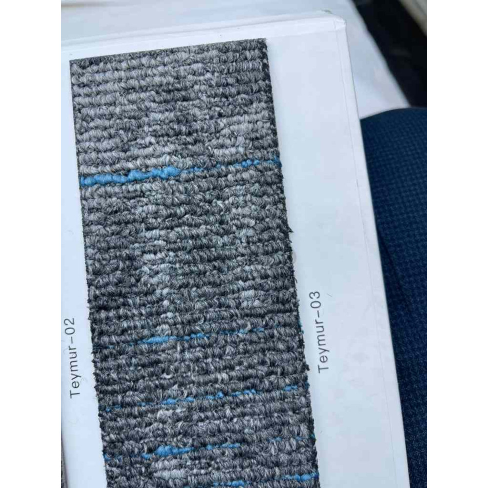 موكيت مربعات ارضيات مكتبية بلاط مكتبي تيمور 03 لون رصاصي مع سماوي موكيت مربعات ارضيات مكتبية بلاط مكتبي تيمور 03 لون رصاصي مع سماوي