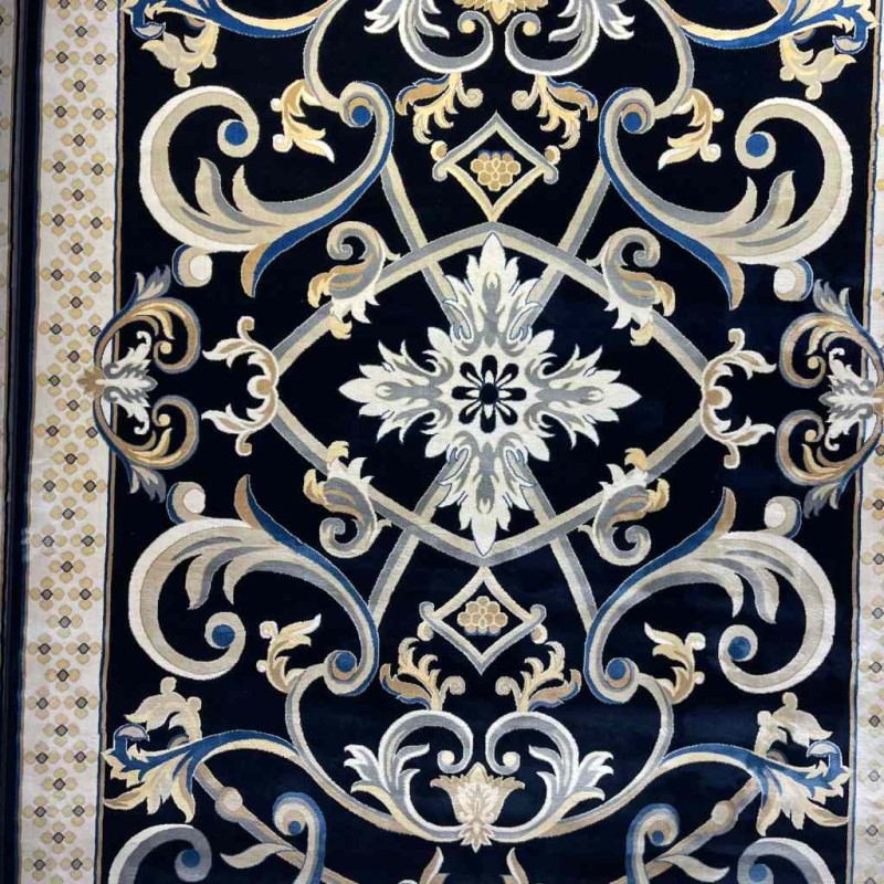 سجاد شرقي تبريز تركي 40426 كحلي مقاس 300*400