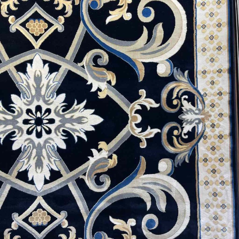 سجاد شرقي تبريز تركي 40426 كحلي مقاس 300*400