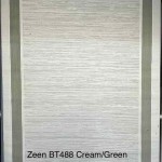 سجاد تركي اطار برواز زين BT488 كريم اخضر مقاس 250*350