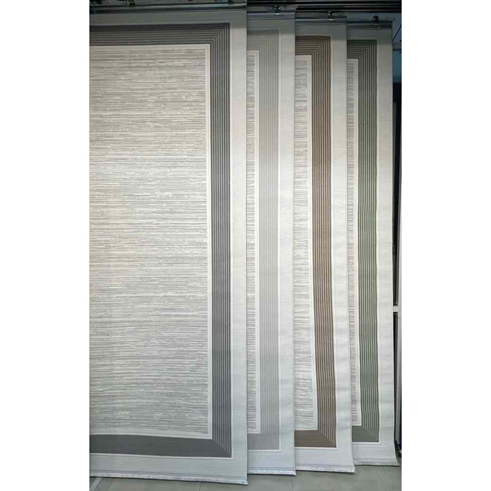 سجاد تركي اطار برواز زين BT488 كريم بني مقاس 400*500