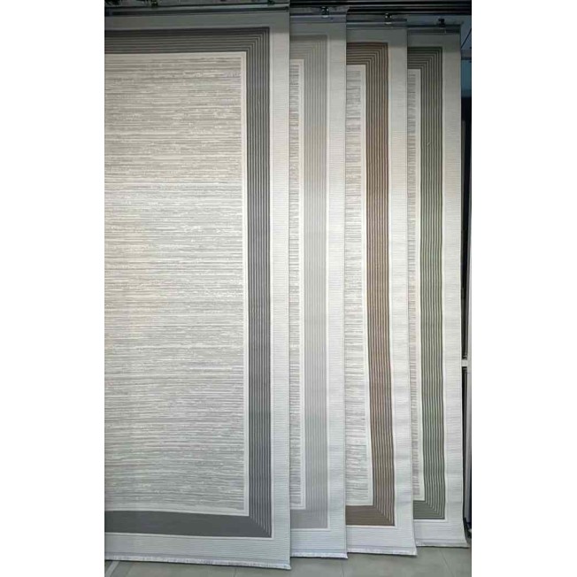سجاد تركي اطار برواز زين BT488 كريم اخضر مقاس 300*400