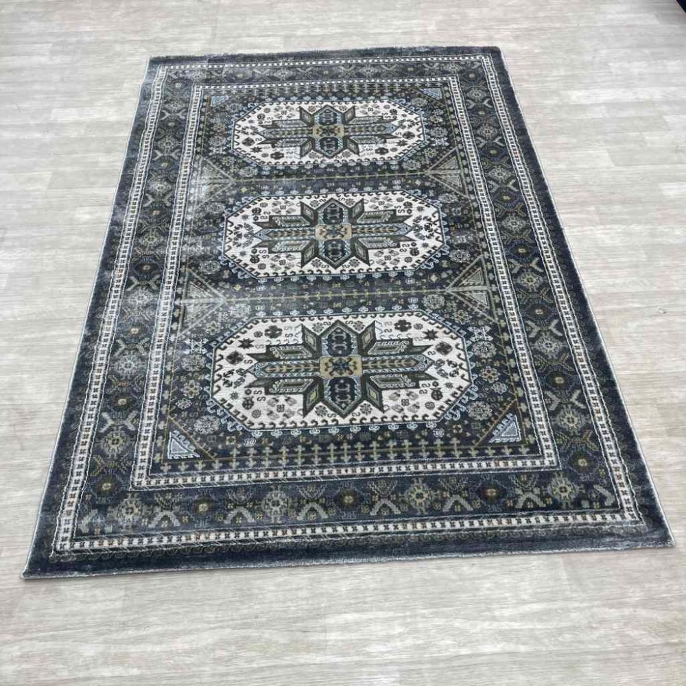 سجاد تركي الماس مودرن 10940A رصاصي مقاس 100*200 سجاد تركي الماس مودرن 10940A رصاصي مقاس 100*200